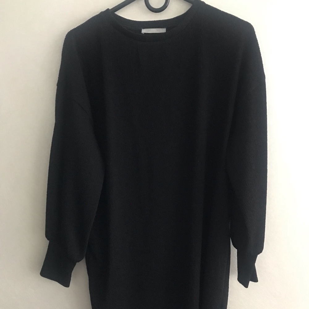 Balloon sleeves midi dress